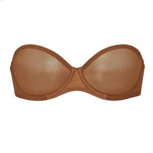 SKIMS Ultrafine Mesh Unlined Strapless Bra